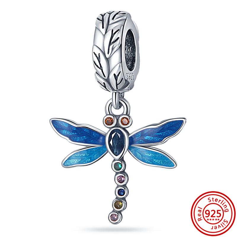 Miedź 925 Liście świetlika Zielony Żarówka Buty Pająk Łapa Świecące w ciemności Koraliki Pasują do bransoletek z zawieszkami Pantaro DIY Cyrkonia