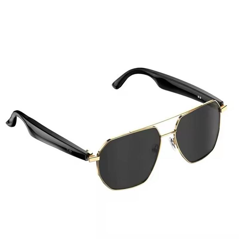 W100C Intelligente KI Übersetzungsbrille Mehrsprachiger Sprachübersetzer Brille BT Anruf Musik Kopfhörer Sonnenbrille Für Männer Frauen