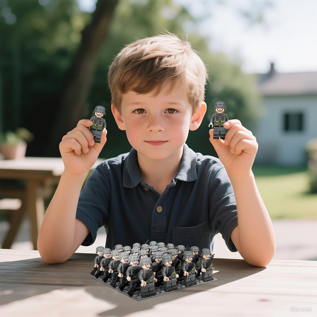 The Best Gift Set For Children'S Building Block Dolls