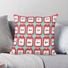 Blood Bank Units Square Pillowcase Polyester Linen Velvet Printed Zip Decor Sofa Seater Cushion Cover 45X45