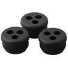 33pcs 3 Hole Fuel Gas Tank Grommet ForEcho GT & SRM Trimmer Lawn Mower Chainsaw Parts Rubber Fuel Gas Tank Grommet Garden Tools