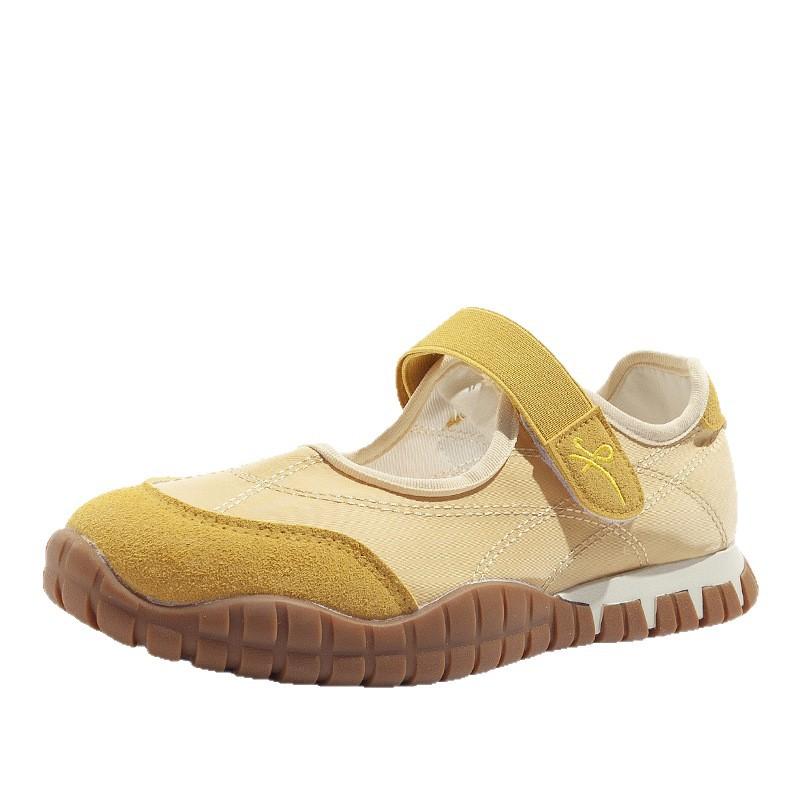 Velcro Casual Shoes Mary Jane Sneakers Soft Sole White Shoes Fashion Women's Shoes