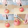 Stainless Steel Apple Corer Black 17.8x9cm Kitchen Fruit Core Remover Efficient Peeler