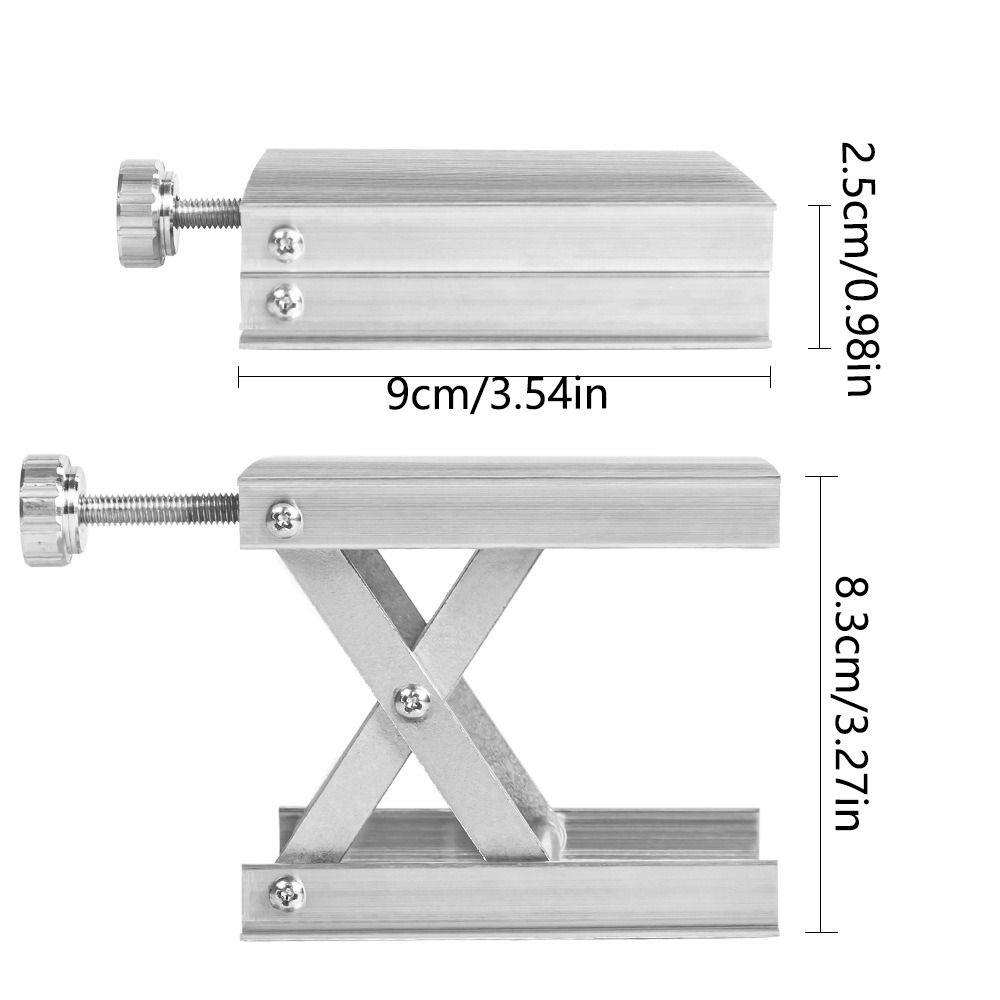 Aluminum Zinc Zinc Alloy Lab Jack Stand Platform Lift Height Range Metal Bracket Lifting Rack  Scientific