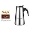 Moka Pot Classic Italian Café Brewing Tools Espresso Maker 50/100/150/300/450ml Alluminio Accessori per caffè Macchina per caffè italiano