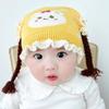 Thickened Knitted Hat Cute Cartoon Pullover Hat Fashion Ear Protection Cap  Newborn