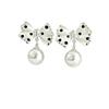 Cute Pearl Bowknot Drop Earrings For Women Trendy Dot Bow Dangle Earrings Minimalist Sweet Wedding Party Jewelry Pendientes Gifts