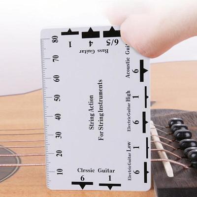 Jauge d'action de corde Outil de réparation de guitare pour luthier Convient Pièces professionnelles pour guitare électrique pour guitare ukulélé basse