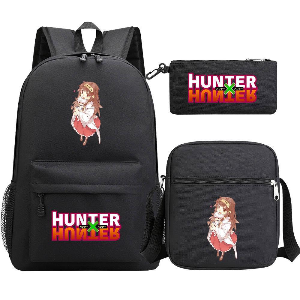 Animation, Full-Time Hunter, Young Students, School Bags, Men'S And Women'S Leisure Travel, Backpacks, Trendy Computer Bags
