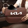 2026 Hot Car Sticker Car Seat Gap Organizer PU Leather Console Side Pocket Seat Crevice Storage Box For Kia Rio 3 4 K2 K3 X-Line