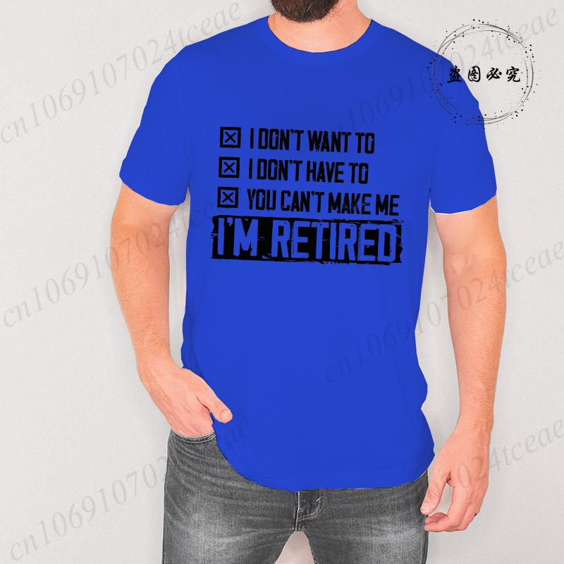 Retirement T-shirt Mens Retired Dad Mom Grandpa Grandma Shirt Retirement Funny Unisex Womens Mens Tee Shirt Clothing