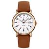 Women's Watch Analog Quartz Waterproof 24-Hour Display Date Popular Luminous Easy-to-Read Dial Silicone Band Simple Stylish Business Work