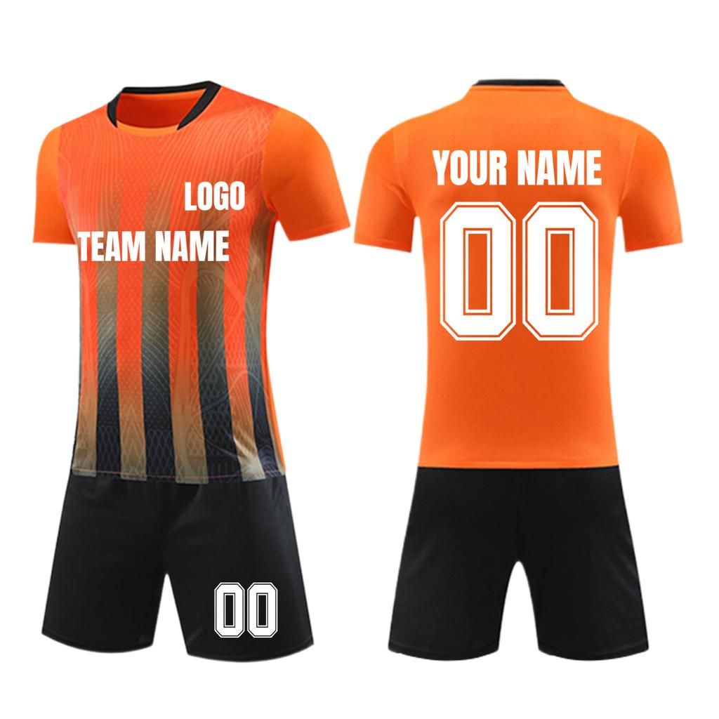 Personalised Shirts Kit Mens Girls With Name Number Custom Football Jerseys For Boys Training Suit