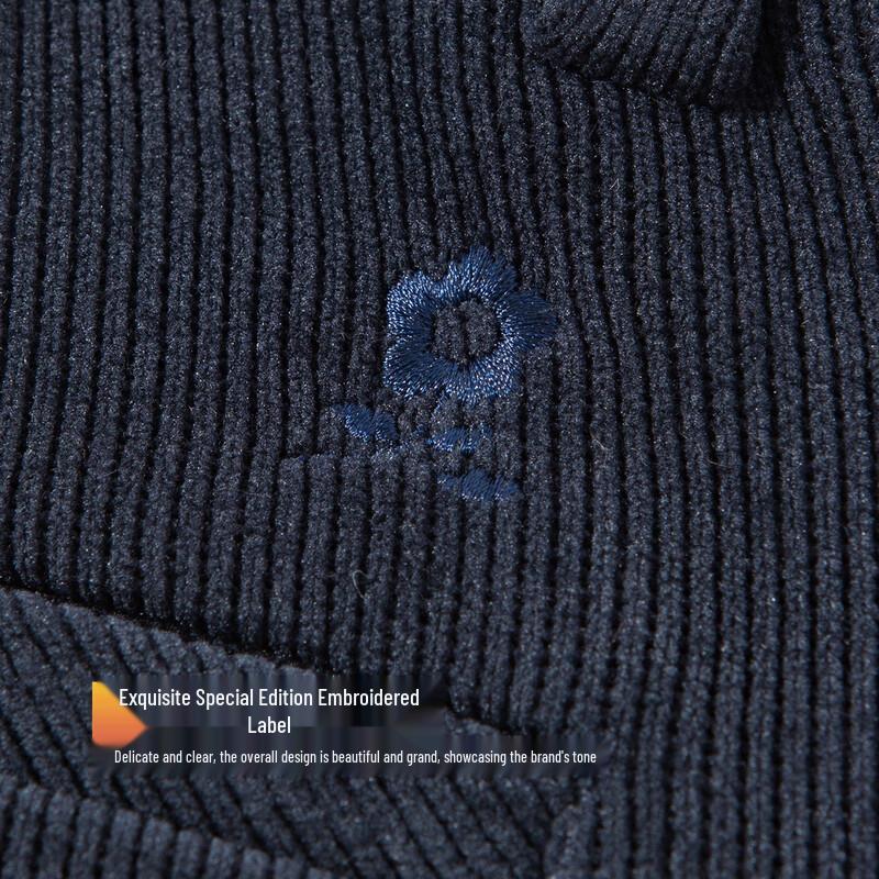 MONTAGUT Men's Wool Blend Corduroy Business Casual Pants