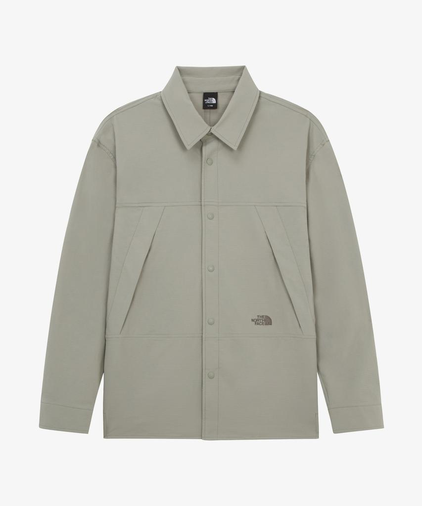 Noseupeiseu Nh8Lr53C Men'S Stride Shirt Warm_Gray