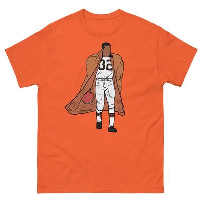 Jim Brown Ikonische Pose T-Shirt