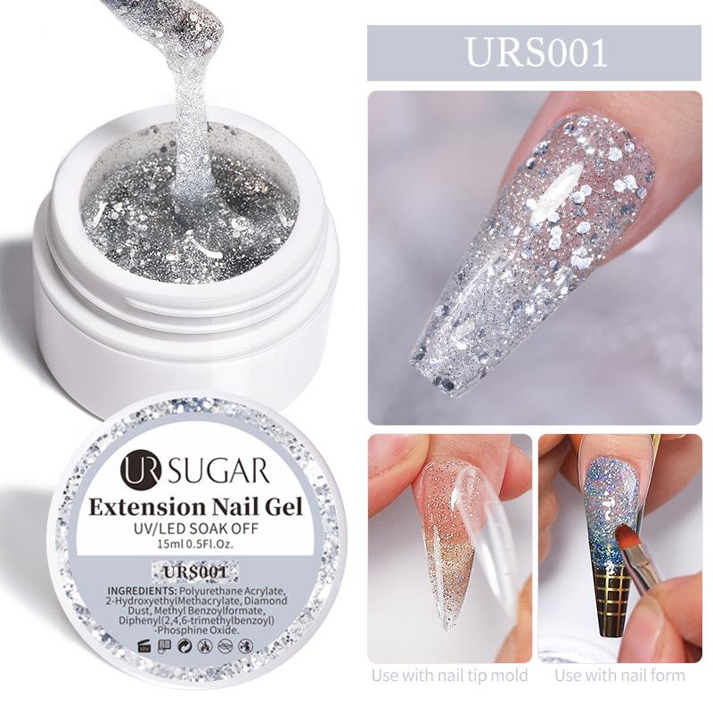 Phototherapy Glue, Manicure Glitter, Sequin Quick Extension, Paper Tray-Free Crystal Extension Glue