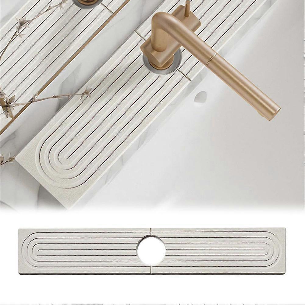 Instant Drying Stone for Kitchen Sink, Stone Drying Trays for Bathroom Sink
