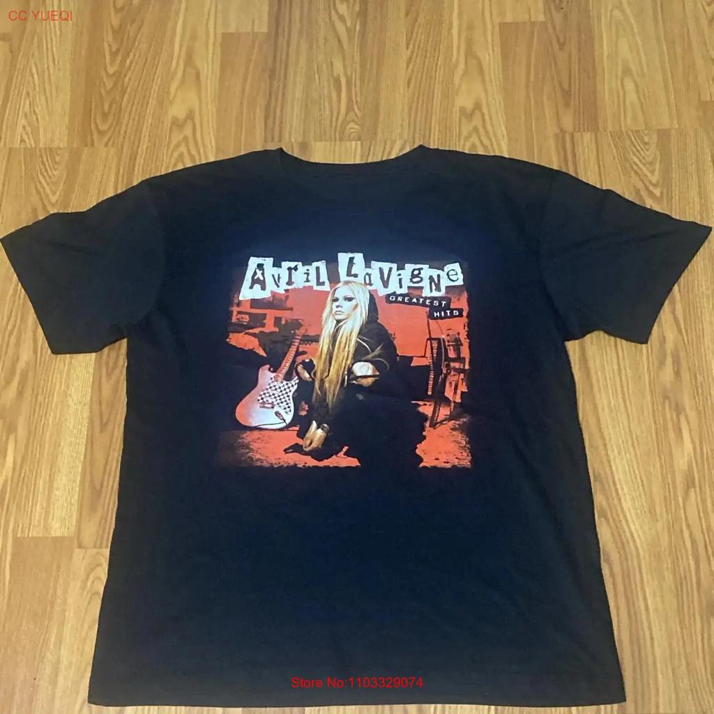 Avril Lavigne Greatest Hits Tour T Shirt 2025 Concert Size XL vintage Washed streetwear graphic Breathable Casual Unisex