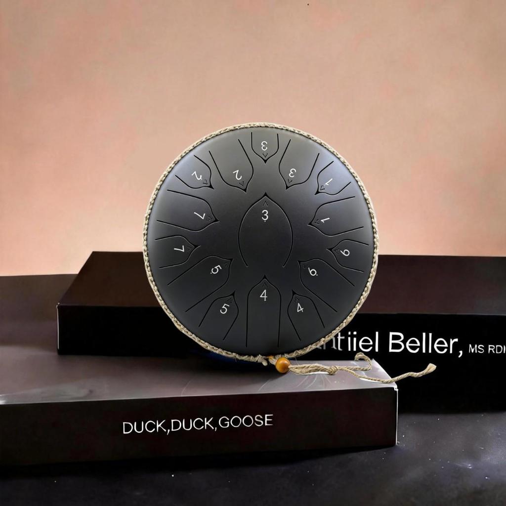 13-Zoll Lotus Sanskrit Stahlzungentrommel - Ätherisches Klanginstrument