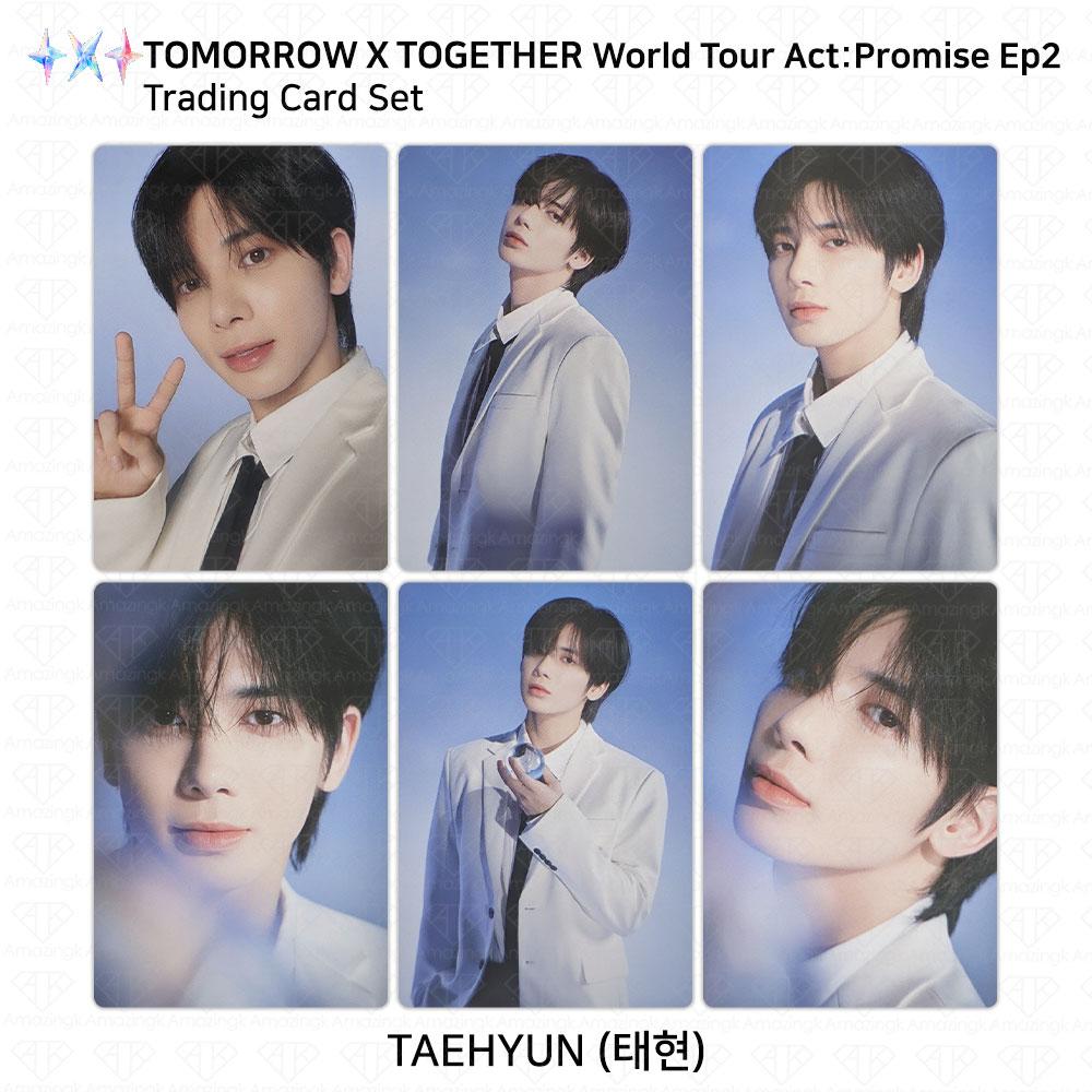 

TXT Мировой тур акт : Promise Ep2 Коллекционная карточка Weverse Shop Benefit Photocard Taehyun Set (6pcs)