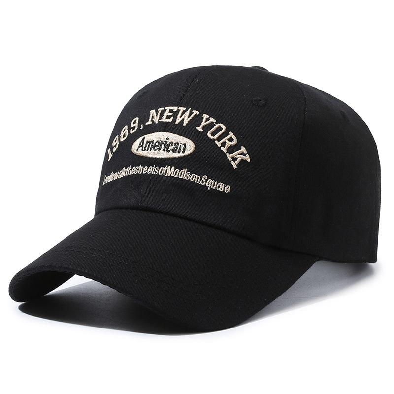 Men's retro letter embroidered baseball cap women's outdoor sports fashion casual sun protection visor hat