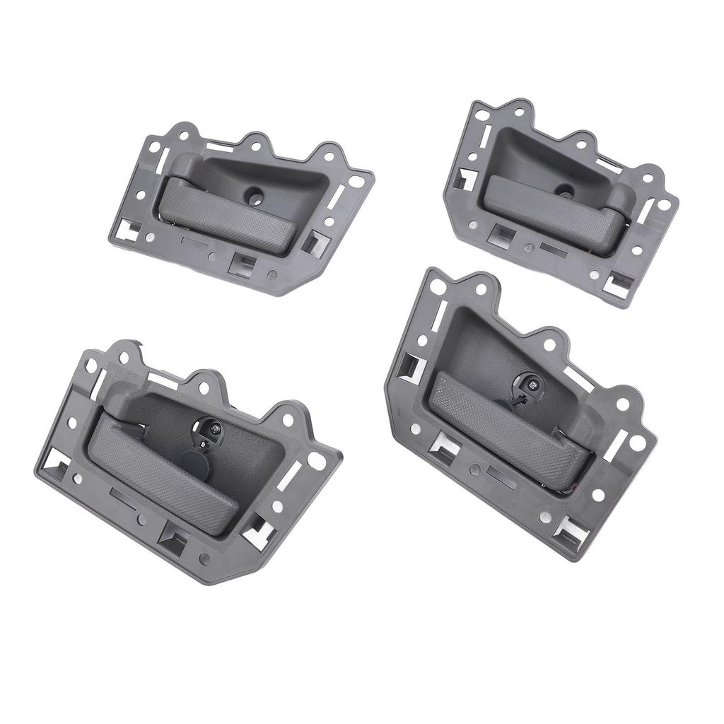 4Pcs Car Interior Door Handles Front Rear Left Right Grey Comfortable Grip 1JV461J3AA Inner Door Handles for Cars 5HR411J3AK
