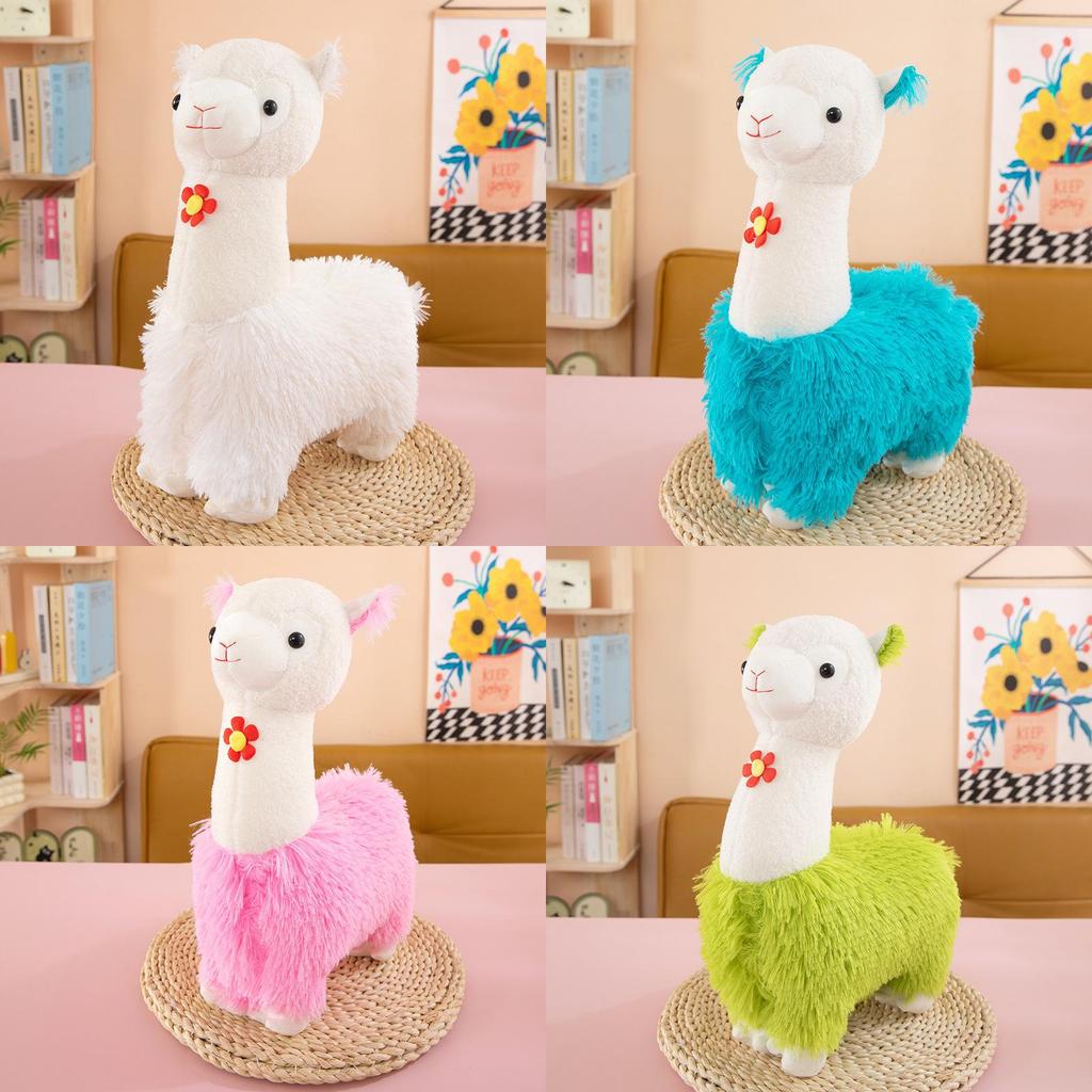 Plush Alpaca Cartoon Toy With Pp Cotton Filling For Kids And Gift Giving