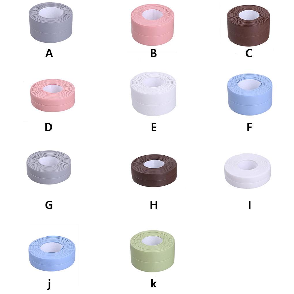 Sealing Strips Mildew-Proof Colorful Wall Sticker Anti-mold Strong Self Adhesive Tape Toilet Corner Windows Shower Stove
