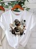 2026 Summer Casual Daily Combining Trendy Prints Comfortable Neckline WomenS Stylish Printed ShortSleeve TShirt With