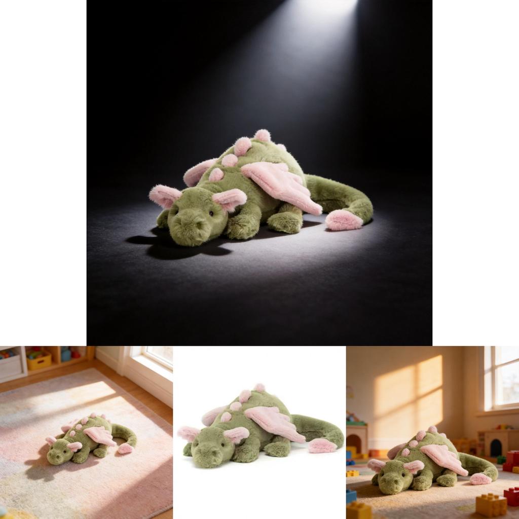 Sky Flying Dragon Plush Toy Rainbow Snow Dragon Gift For Kids And Teens