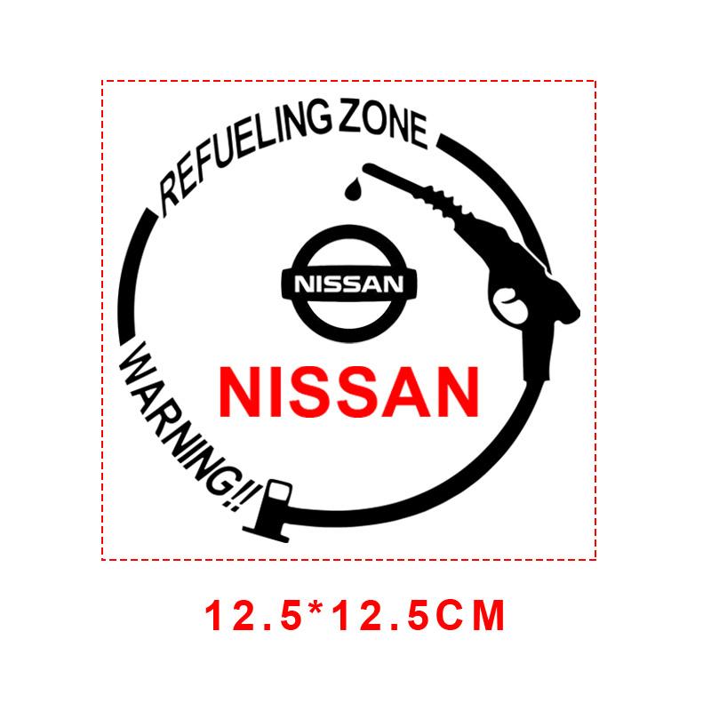 1Pcs Car Fuel Tank Cap 3D Stickers Vinyl Fashion Decoration Decals For Nissan Nismo Tiida Teana ALTIMA SYLPHY MURANO KICKS QASHQAI GTR
