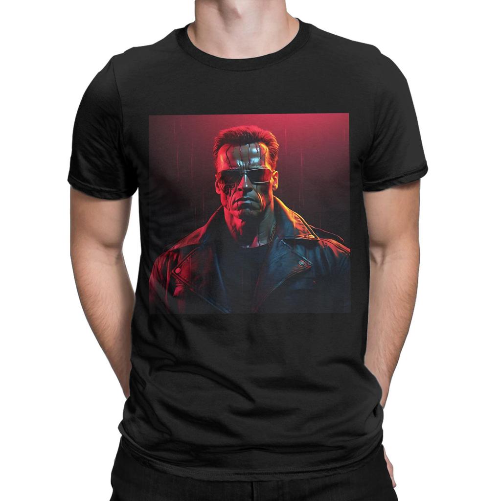 tTerminator Novelty 100% Cotton T-Shirt The tTerminator Tees Tops For Men