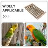 Bird Hammock Parrot Rope Perch Straw Climbing Chewing Stand for Lovebird Conure Budgie Parakeet Large Woven Net Exercise Bridge