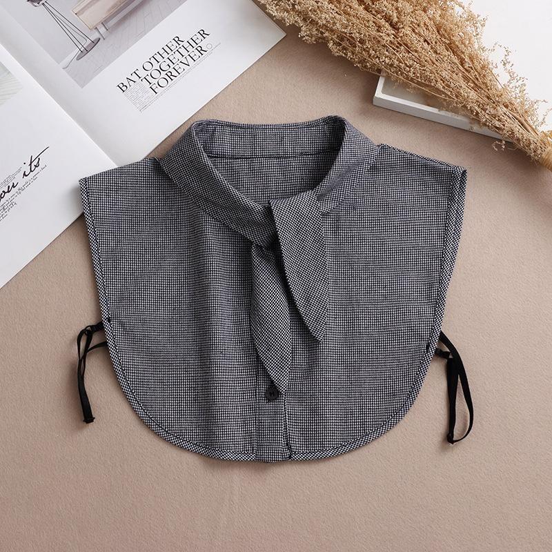 Hollow Lace Chiffon Doll Cotton Fake Collar Blouse Sweater Detachable Shirt Collar False Collar Lapel Women Top Collars Decor