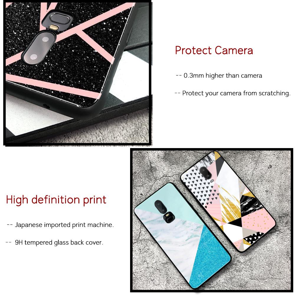 Marmurowa obudowa na Oneplus 7 pro Szklana tylna obudowa Oneplus 6t coque na Oneplus 1+ 5 5t 6 Oneplus 6 6t 7 pro