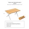 OEING Bamboo Folding Picnic Table