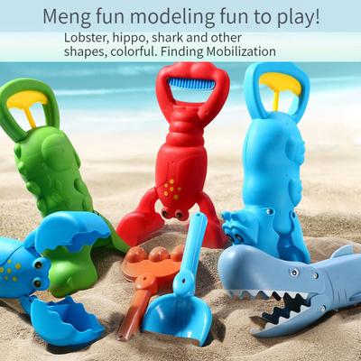 Grabber Baby Bath Toys - Beach Toys Sand Playing Cute Colorful Lobster Claw Catcher Swimming Pools & Outdoors - Educational Game