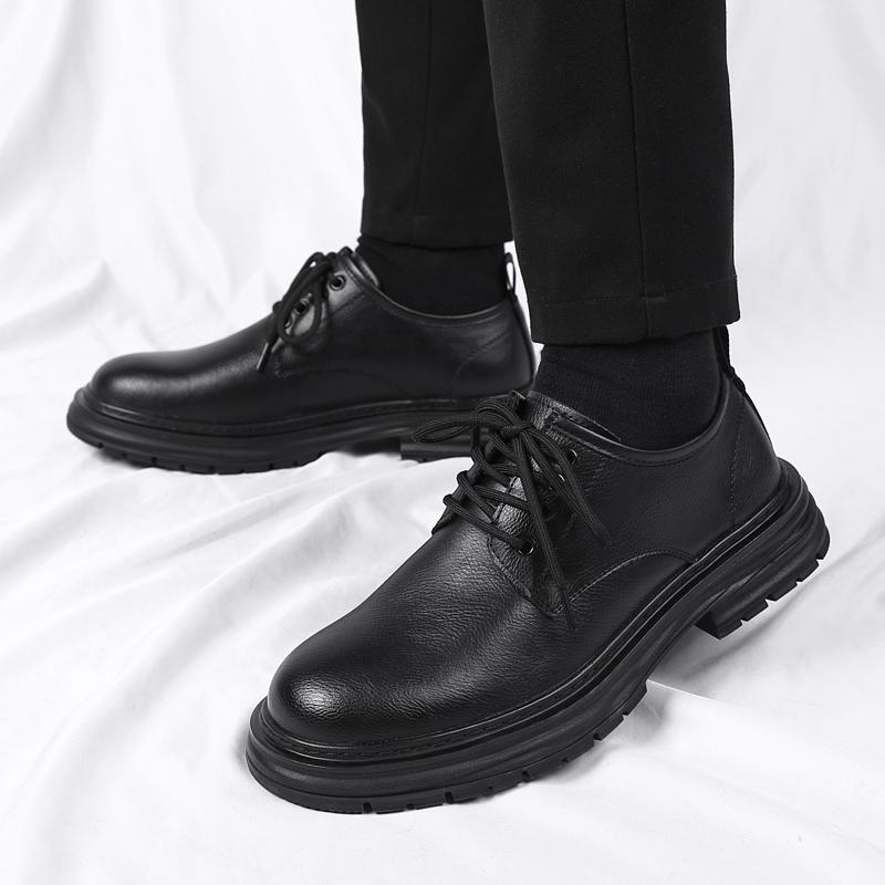 Fashion High Quality Leather Oxford Shoes Men Comfort Breathable Outdoor Sneakers Shoe Brand Handmade Soft Leather Business Casual Shoes