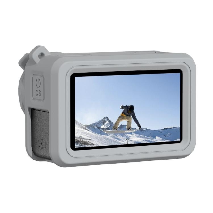 Camera Soft Silicone Shell for Action 5 Adjustable Neck Cord, AntiDrop Straps, and Protective Lens Caps