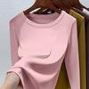 Modal Long-sleeved Women's Summer New Slim-fitting Round Neck Inner Bottoming Shirt Versatile Top
