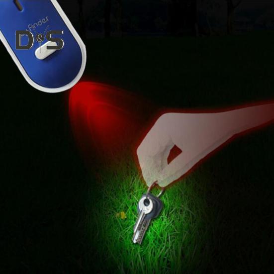 2Pcs Key Finder Keychain Whistle Remote Control Flashing Key Tracker Device Portable Waterproof Anti-lost Key Ring Holder