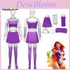 Peruca Fantasia Cosplay Vibrante Starfire Jovens Titãs Para Adultos Perfeita Para Halloween, Baile de Máscaras e Comic Con