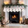 Alphabet Christmas Socks Embroidered Christmas Tree Pendant  Fireplace