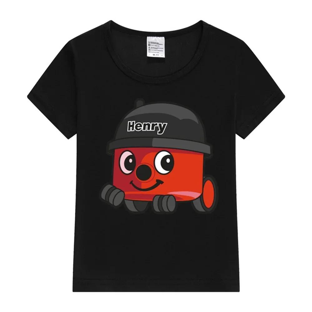 

Henry Hoover Kids T-Shirt Summer Kids T Shirt Graphic Shirt Girls Boys Tops White Short Sleeve Wild Tee Cute Cartoon Car T-shirt 110