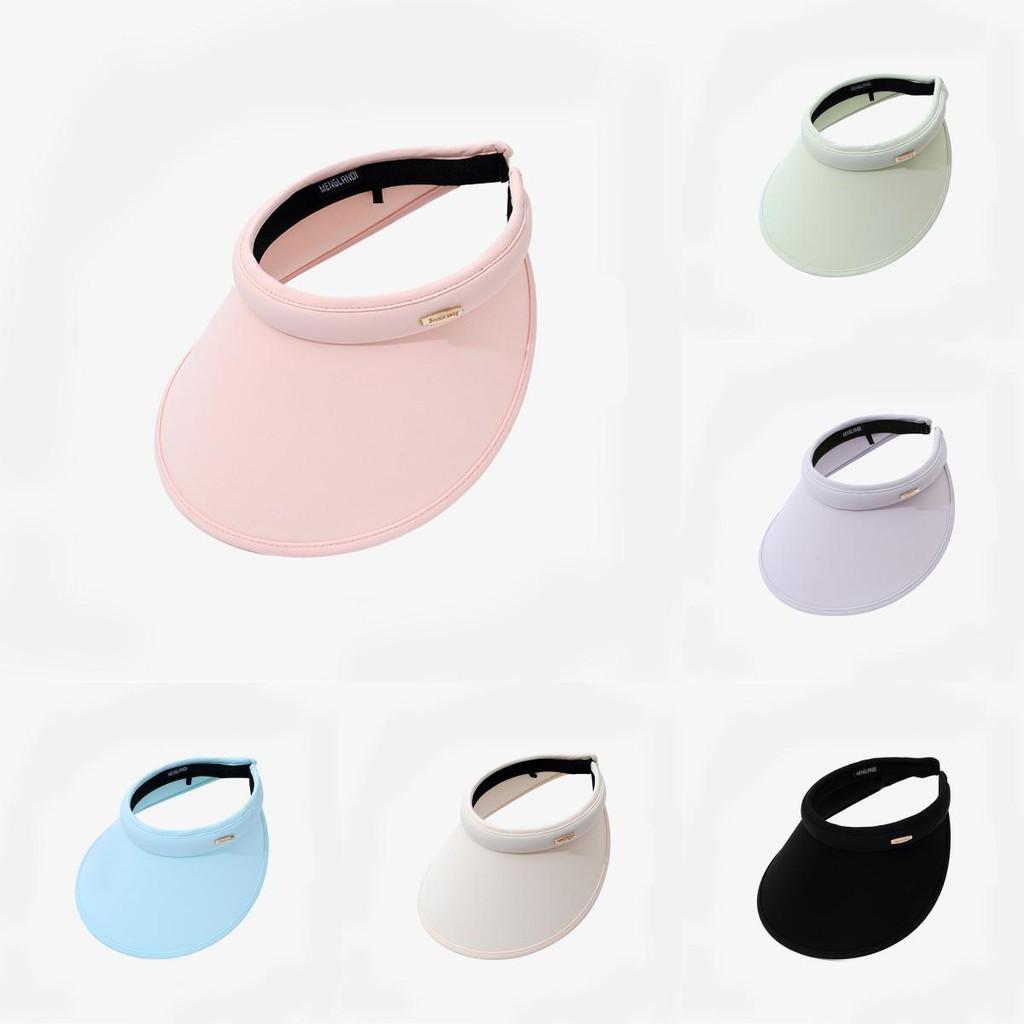 Simple Plain Metal Blank Top Hat Women Korean Fashion Sunshade Face Covering Hat Recommended By Xiaohongshu