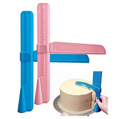 Cake Scraper Smoother Adjustable Fondant Spatulas Cake Edge Smoother Cream Leveling Device DIY Baking Tools Cakes Pastry MIT