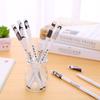 Text kreativní osobnosti Jednoduchý znak gelového pera Jehla plné černé neutrální pero 4ks