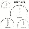 Pebble Semi-Circular Carpet, Soft And Noise-Reducing Entrance Foyer Door Mat, Bedroom Entrance Floor Mat, Home Decoration