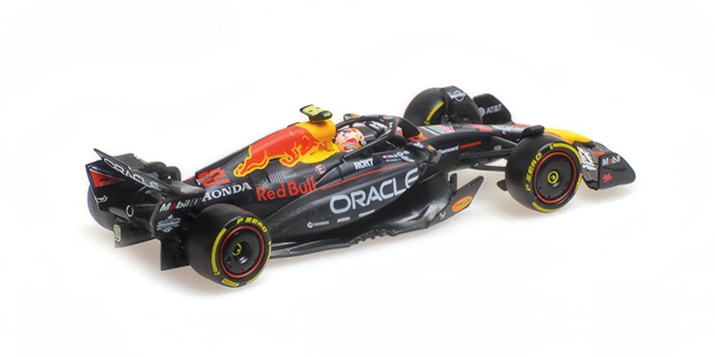 Kyosho MINICHAMPS Oracle Red Bull Racing RB21 Yuki Tsunoda Canadian GP 2025 F1 100th Race Finished Diecast Miniature Car 640251022 1/64